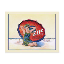Zip Hair Remover Vintage 1924 Ad Post Card