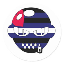Zip It! Leather Pride Hood stickers by markthaler Zip It! Leather Pride Hood stickers
