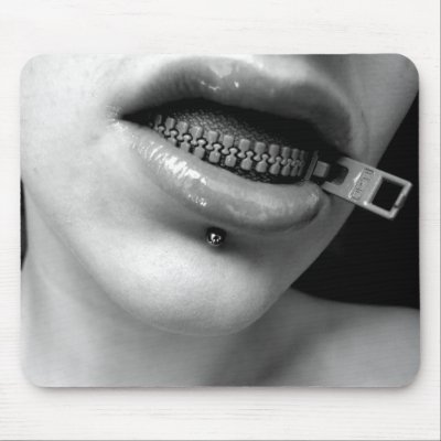 Zip It Mousepad by littleamylee