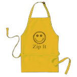 Zip It - Smiley (curve) aprons