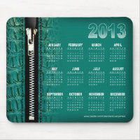 Zip It Up Alligator 2013 Calendar