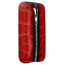 Zip It Up Crocodile hard plastic (red) Iphone 3 Tough Cover