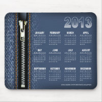Zip It Up Denim 2013 Calendar