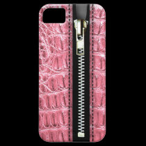 Zip It Up - Trompe L'Oeil pink alligator casemate cases