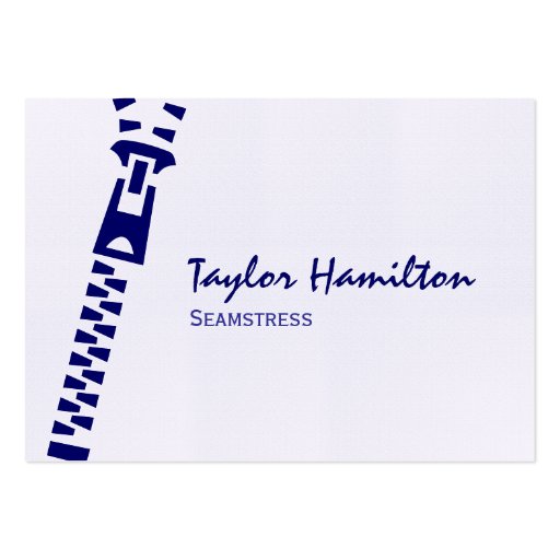 Zipper Business Cards (front side)