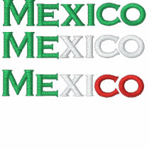 Zipper, Mexico, tri-color embroidery embroidered shirts by dantopa Zipper, Mexico, tri-color embroidery embroidered shirts