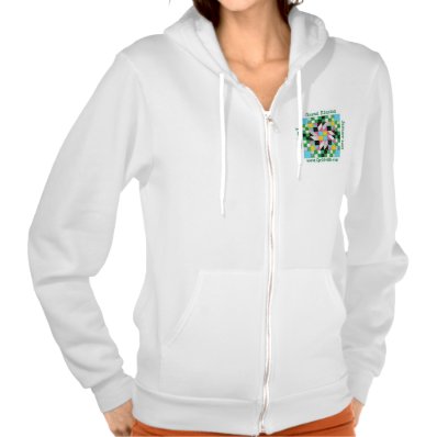 Zippered hoodie