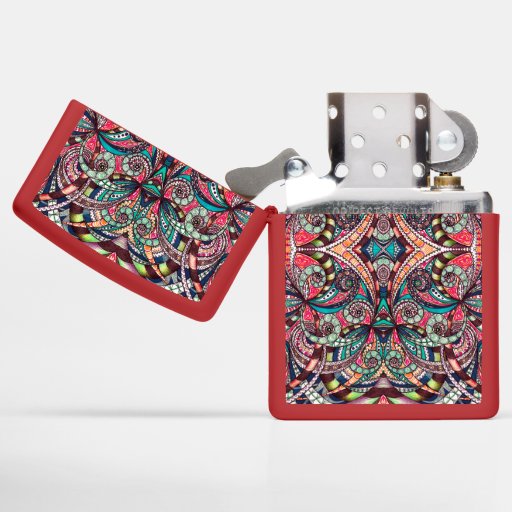 Zippo Lighter Drawing Floral Zazzle