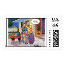Zippy and his Nuclear Family postage