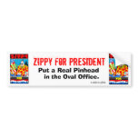 Zippy For President Bumper Sticker