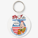 Zippy for President! keychains