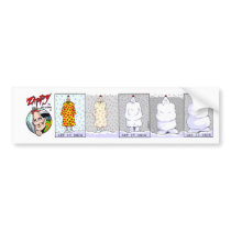 Zippy:Let It Snow bumper sticker