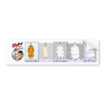 Zippy:Let It Snow bumper sticker