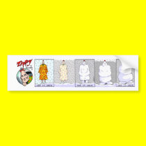 Zippy:Let It Snow bumper sticker bumper stickers
