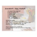 Zippy Meatballs Recipe Postcard