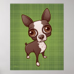 Zippy the Boston Terrier posters
