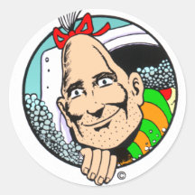 Zippy the Pinhead Round Sticker
