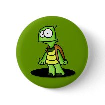 Zippy the Turtle Button