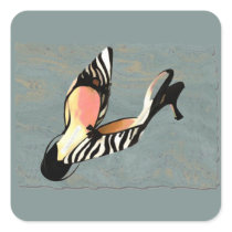 Zippy Zebra Slings Sticker