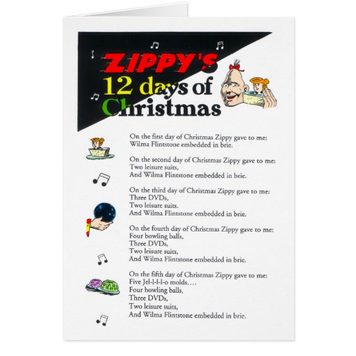 12 Days Of Christmas Lyrics Funny  New Calendar Template Site