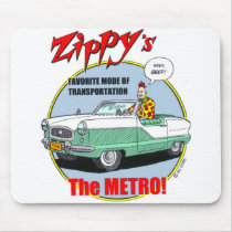 Zippy's Metro Mousepad by Zippy Zippy's Metro Mousepad