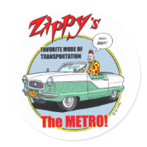 Zippy's Metro Stickers