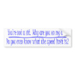 bumper, sticker, ass, zit, speed, limit, humor,