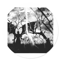 Zith, Winged Man Original Art by EE Little Stickers