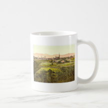 Zittau with mountains, seen from Eckartsberg, Saxo Mug