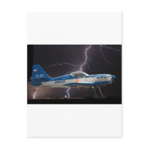 ZLIN 50 IN LIGHTNING POST CARD