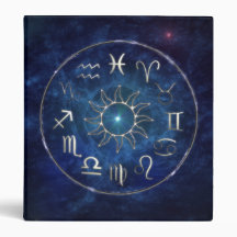 Zodiac 3 Ring Binders