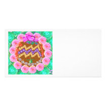 Zodiac AQUARIUS:  GOODLUCK Designs Photo Card Template
