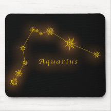 Zodiac - Aquarius Mouse Pads