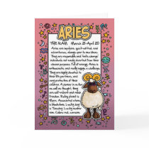 Zodiac - Aries Fun Facts cards