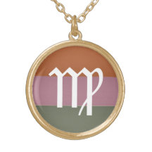 Zodiac Astrology Symbol : BirthStar Goodluck Charm Custom Necklace