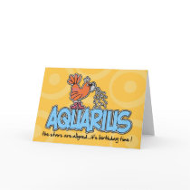 Zodiac Birthday - Aquarius cards by cfkaatje Zodiac Birthday - Aquarius cards