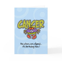 Zodiac Birthday - Cancer cards by cfkaatje Zodiac Birthday - Cancer cards