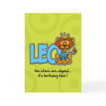 Zodiac Birthday - Leo cards by cfkaatje Zodiac Birthday - Leo cards