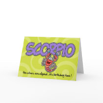Zodiac Birthday - Scorpio cards