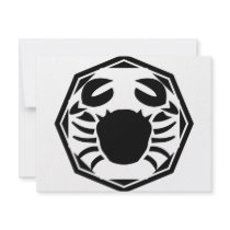 Zodiac Cancer Custom Invitation
