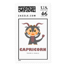 Zodiac Capricorn for Kids Stamps