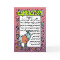 Zodiac - Capricorn Fun Facts cards