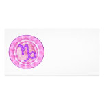 Zodiac CAPRICORN:  GOODLUCK Designs Photo Card Template