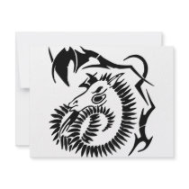 Zodiac Capricorn Custom Invitation