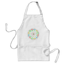 Zodiac Color Wheel Apron