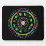 Zodiac Color Wheel Mouse Pad