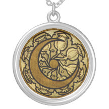 Zodiac Crescent Moon Pendant