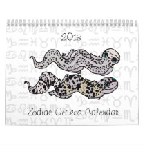 Zodiac Geckos 2013 Calendar