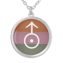 Zodiac Gender Symbols Personalized Necklace