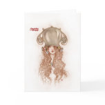 Zodiac Girl Greeting Card: Aquarius